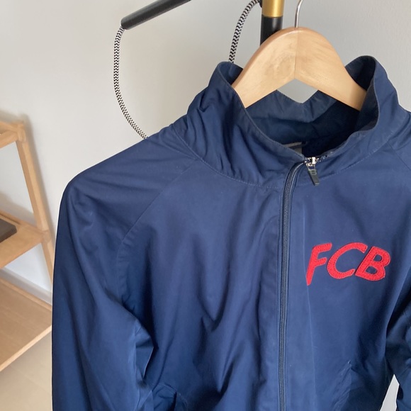 Vintage Nike 90s team football club Barcelona team jacket. Size Large - Picture 2 of 4